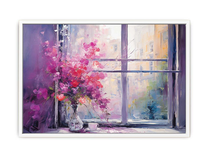 Still Life Window Art  Framed Print