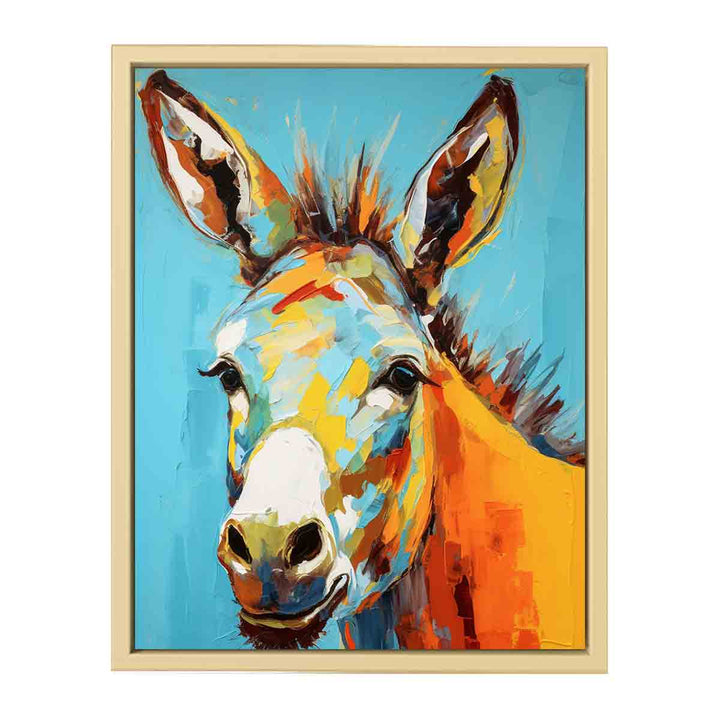 Modern Donkey Art  Art Print