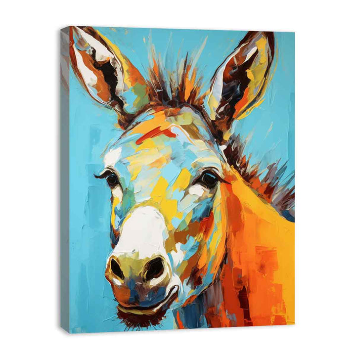 Modern Donkey Art Painting