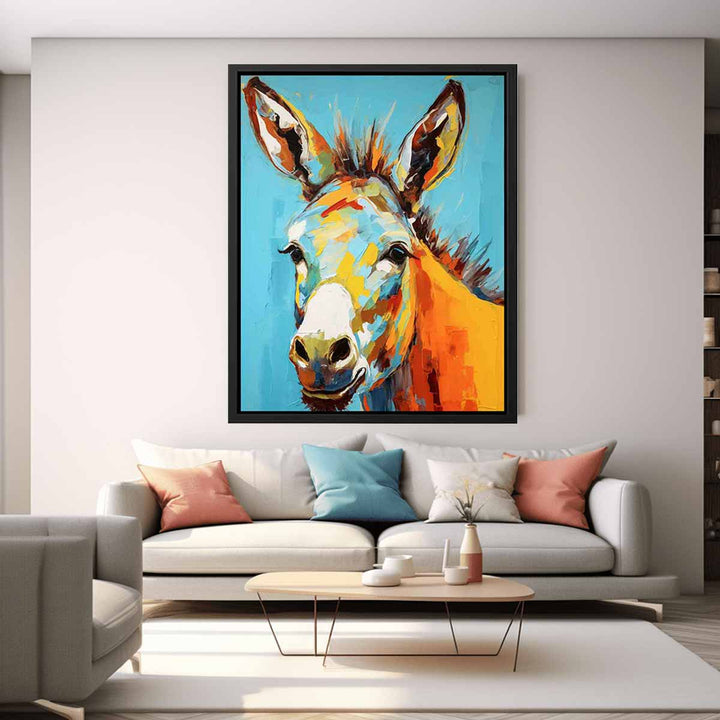 Modern Donkey Art Painting