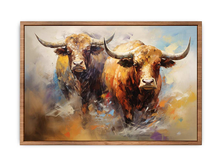 Spirit of the Shaggy Giants Bull Poster