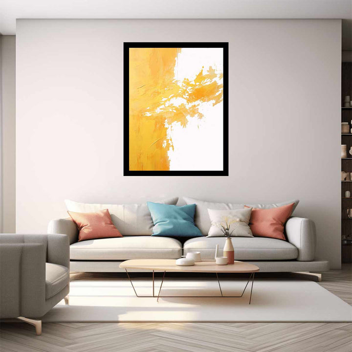 Yellow Rhapsody Abstract 