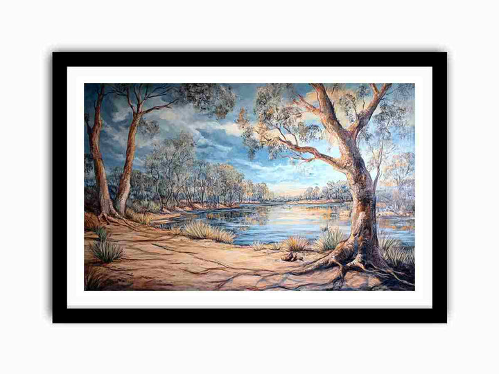 Old Lake  Art Print