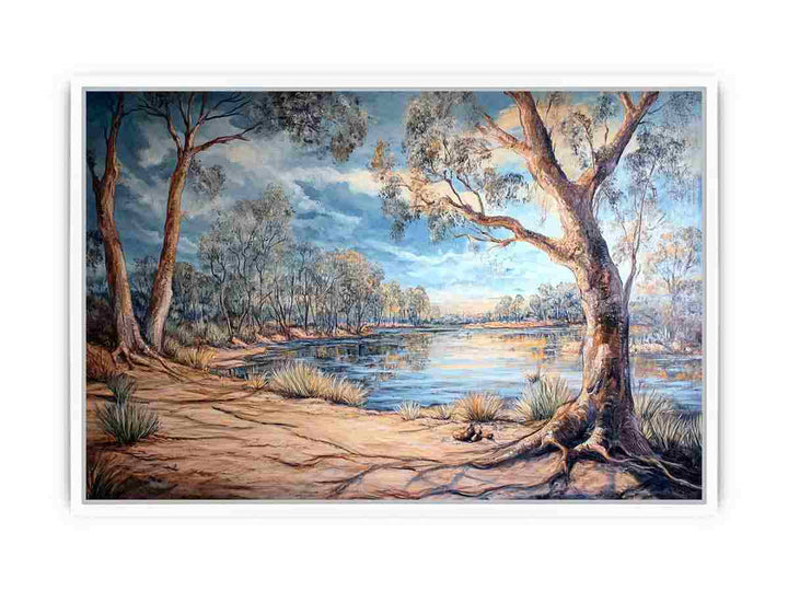 Old Lake Framed Print