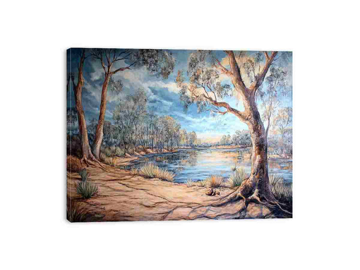 Old Lake Canvas Print