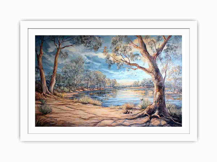 Old Lake Streched canvas