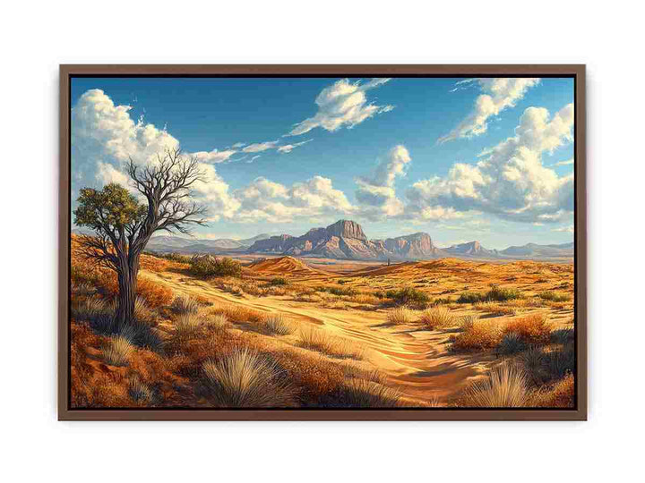 Desert Sunset  Poster