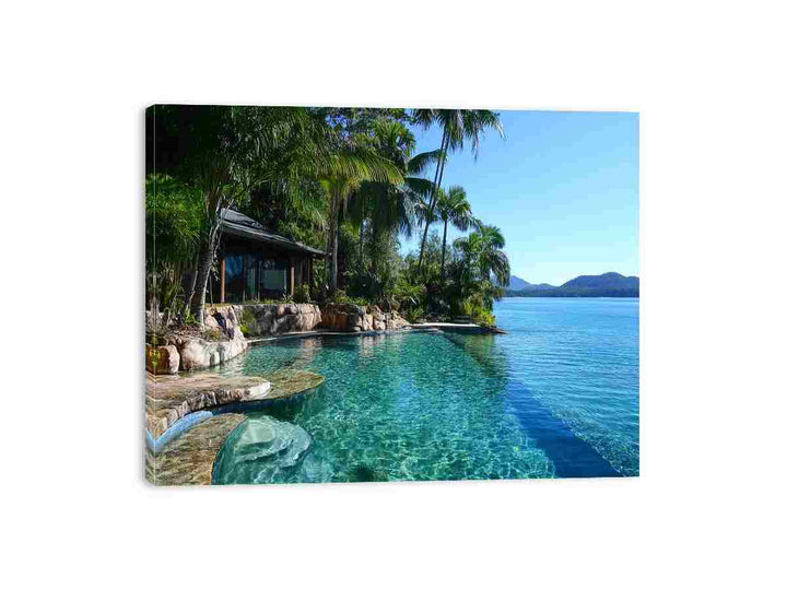 Island Home Canvas Print