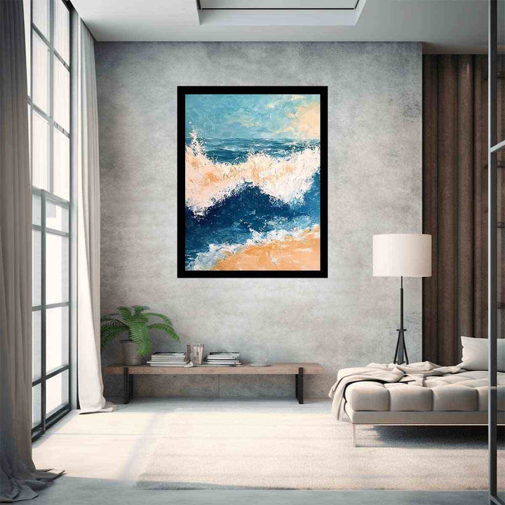 Ocean Waves Abstract 