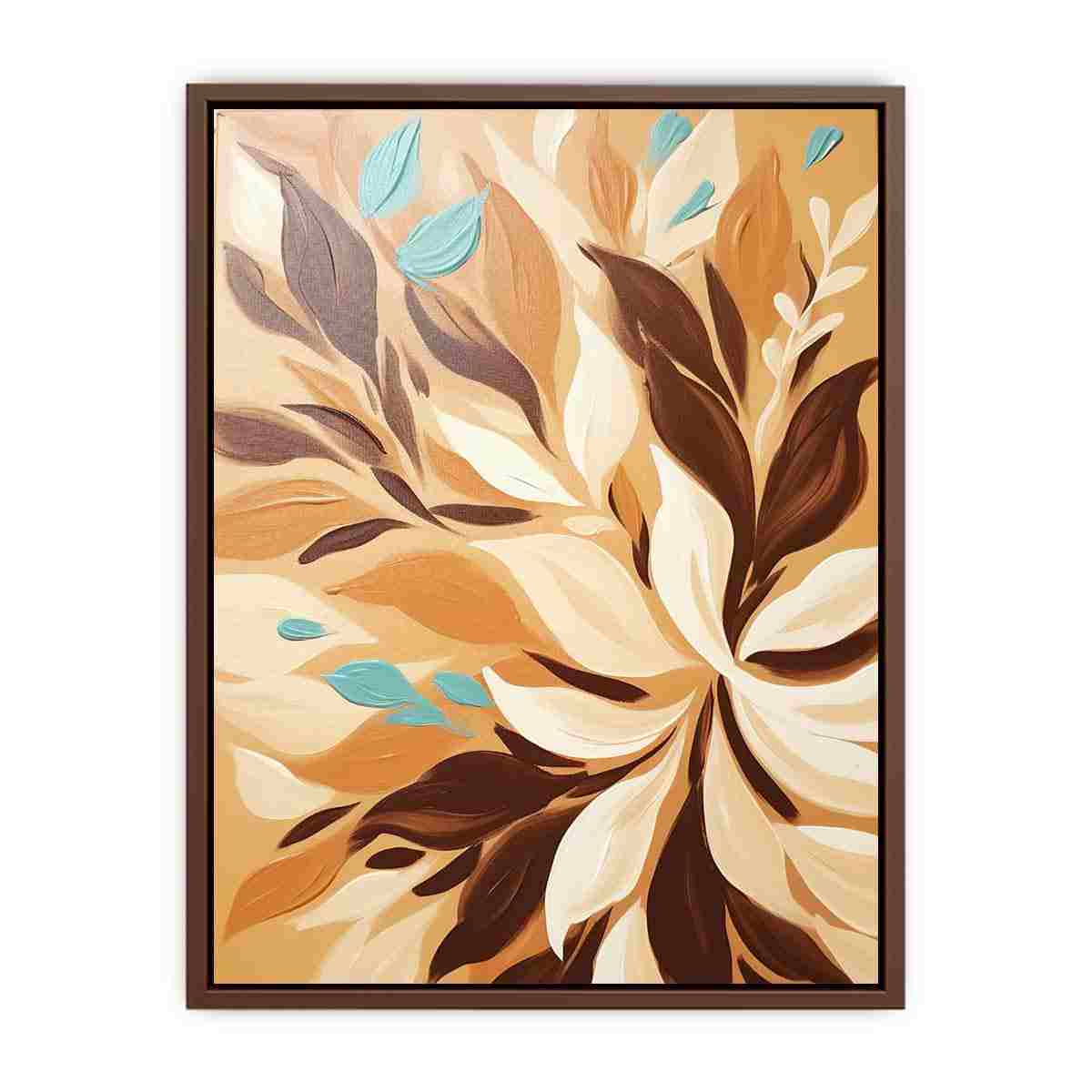 Brown Leaves  Poster