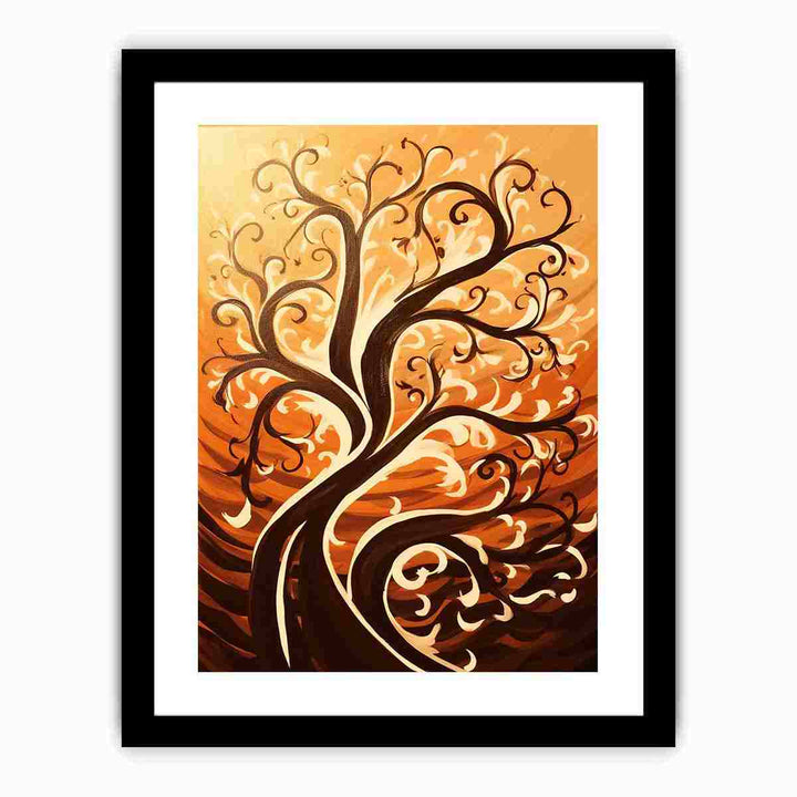 Brown Tree  Art Print
