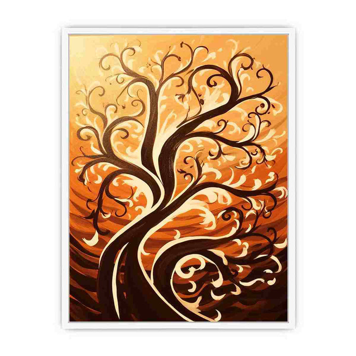 Brown Tree Framed Print