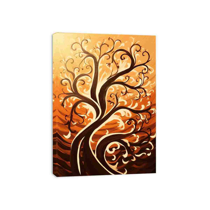 Brown Tree Canvas Print