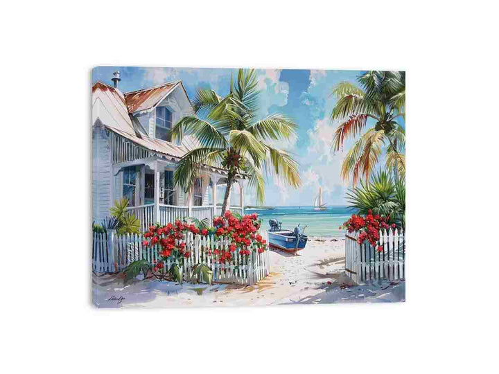 Caribbian Beach Canvas Print