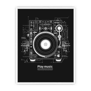 Play Music Framed Print