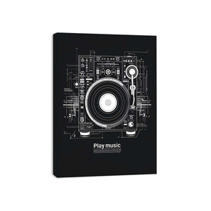 Play Music Canvas Print