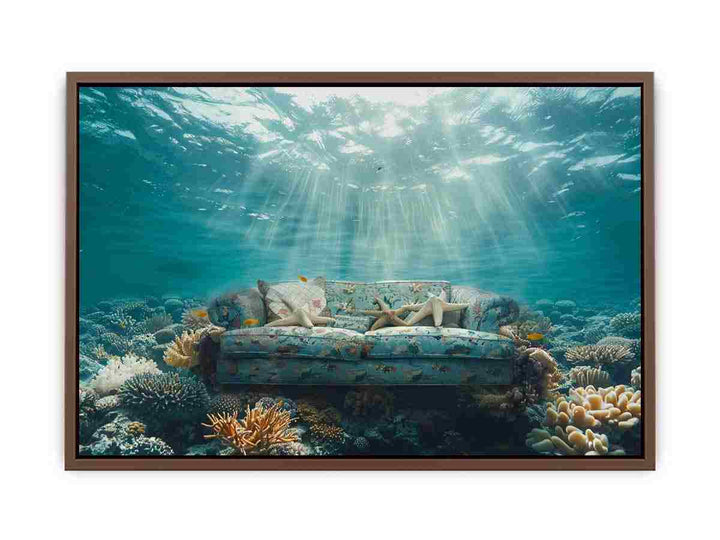 Underwater Couch  Poster
