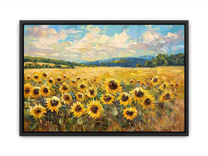 Sunflower Flame  Painting