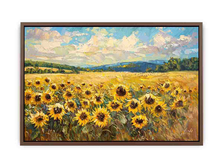 Sunflower Flame  Poster