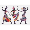 African Dance Painting
