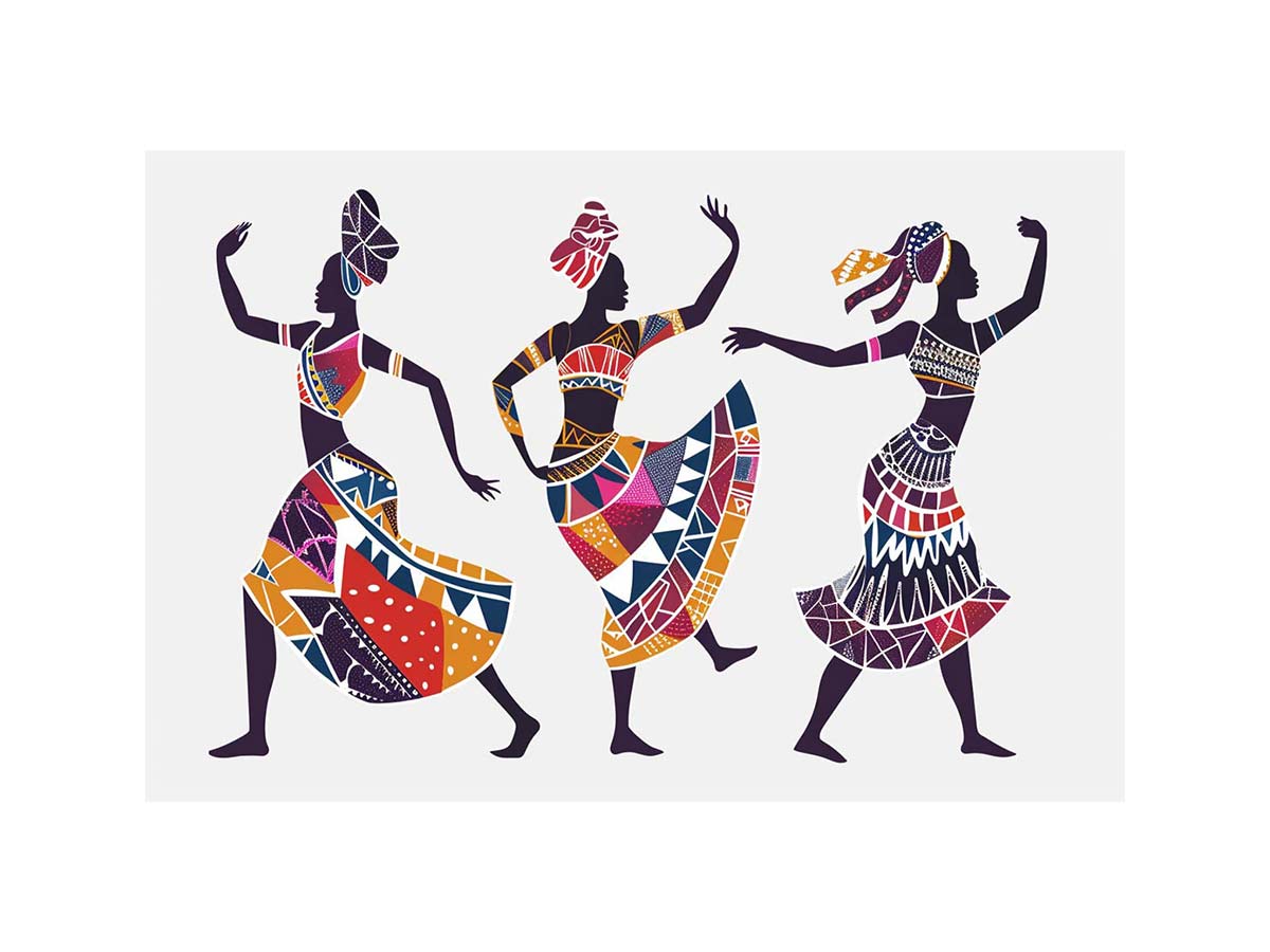 African Dance Painting