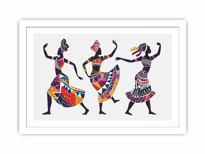 African Dance Streched canvas