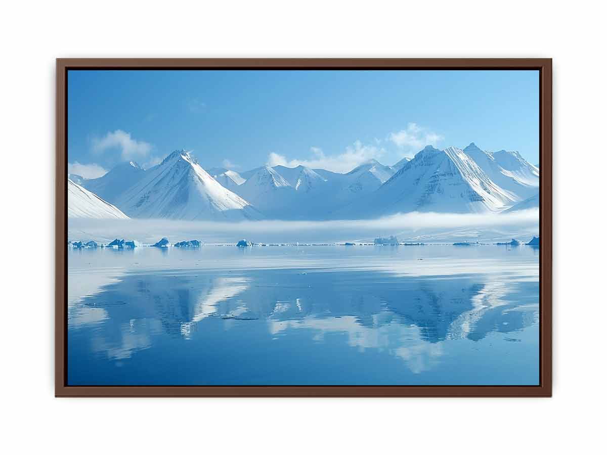 Svalbard Mountain  Poster