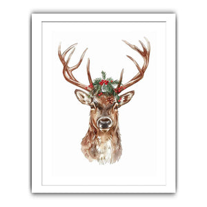 Christmas Reindeer Streched canvas