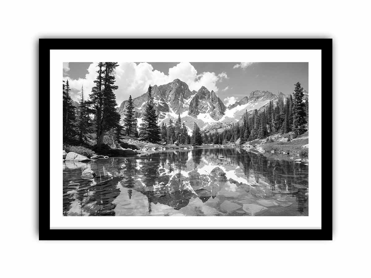 Hallett Peak Reflections  Art Print