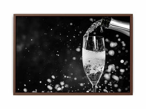 Pouring Champagne  Poster
