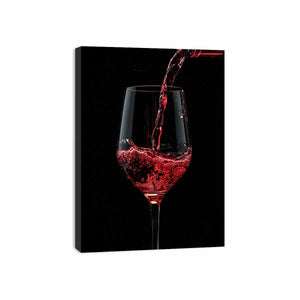 Wine Galss Canvas Print