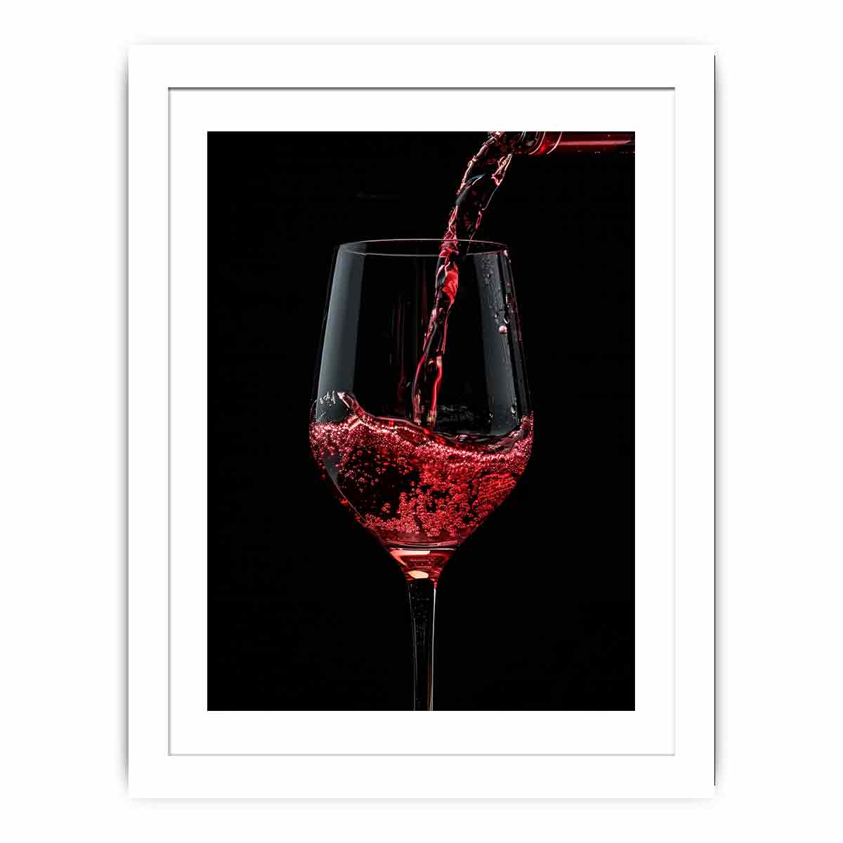 Wine Galss Streched canvas