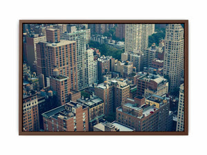 Manhattan Rooftops  Poster