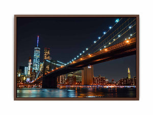 Brooklyn Bridget Night  Poster