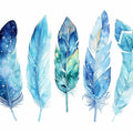 Blue Feathers