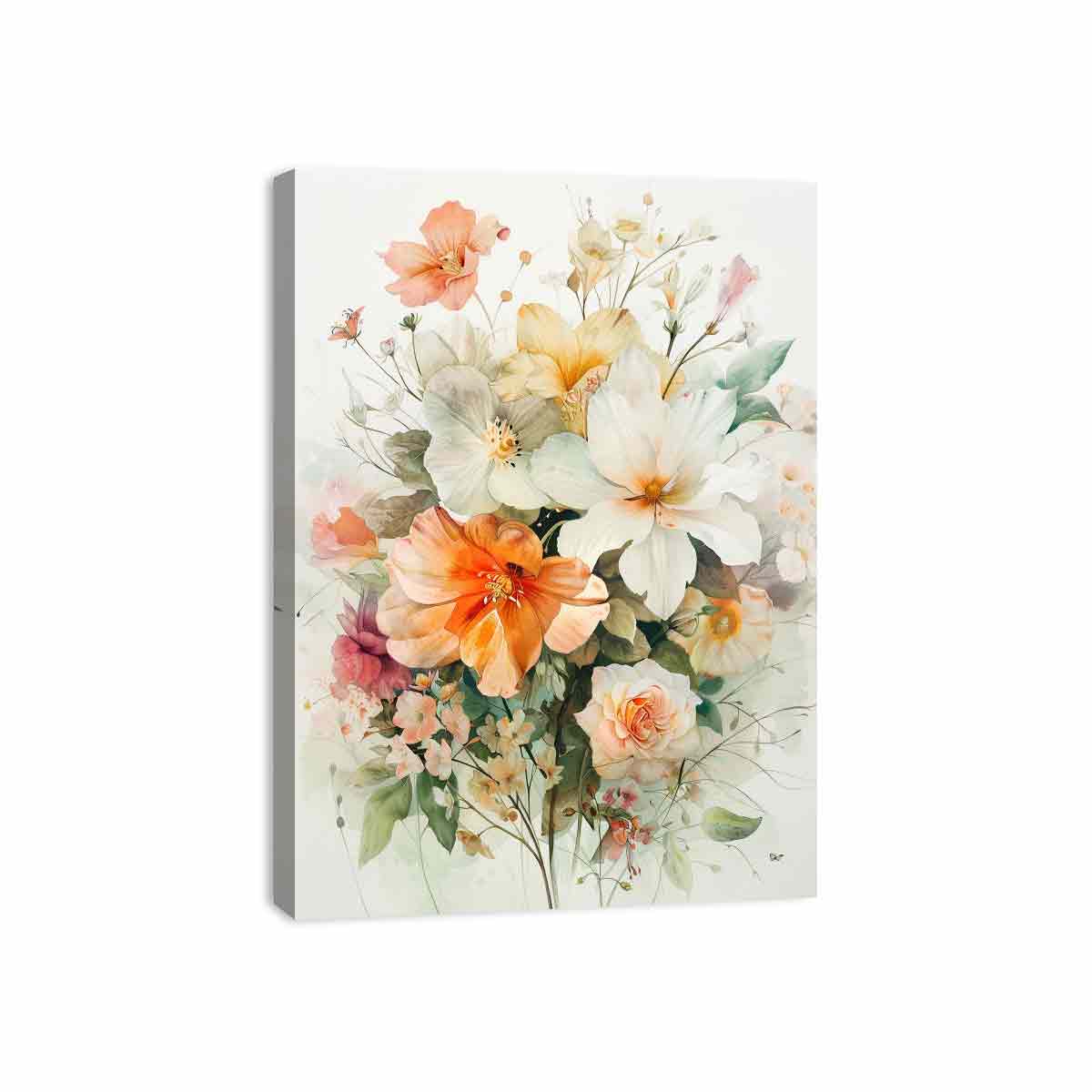 Flower Bouquet  Canvas Print