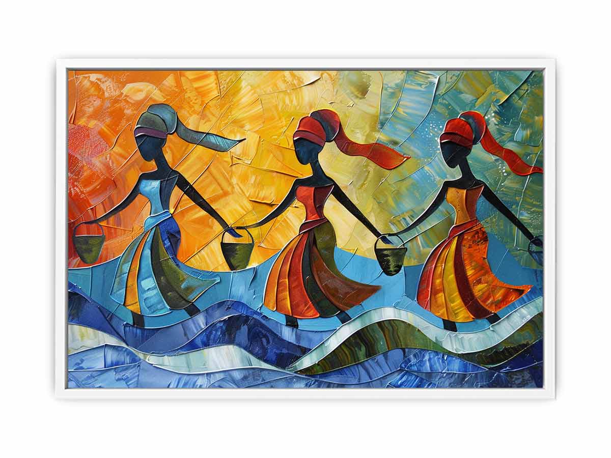 African women Framed Print