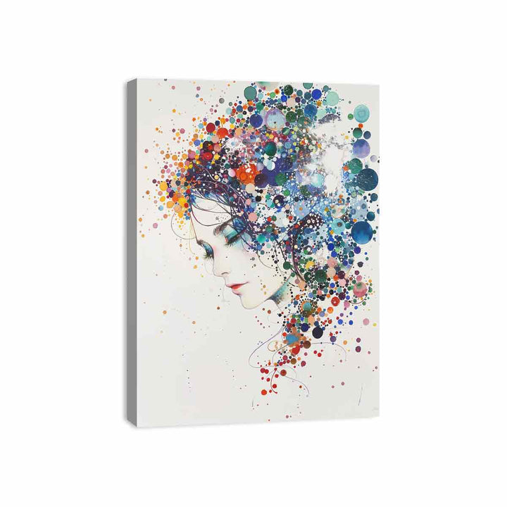 Watercolor Beauty  Canvas Print