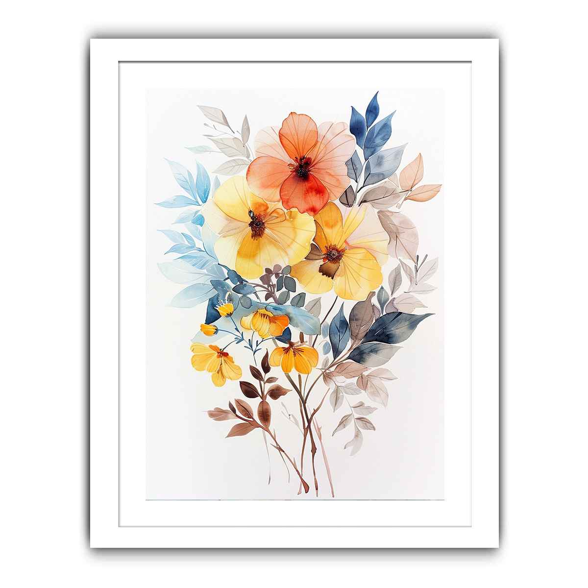 Flower Bouquet Streched canvas