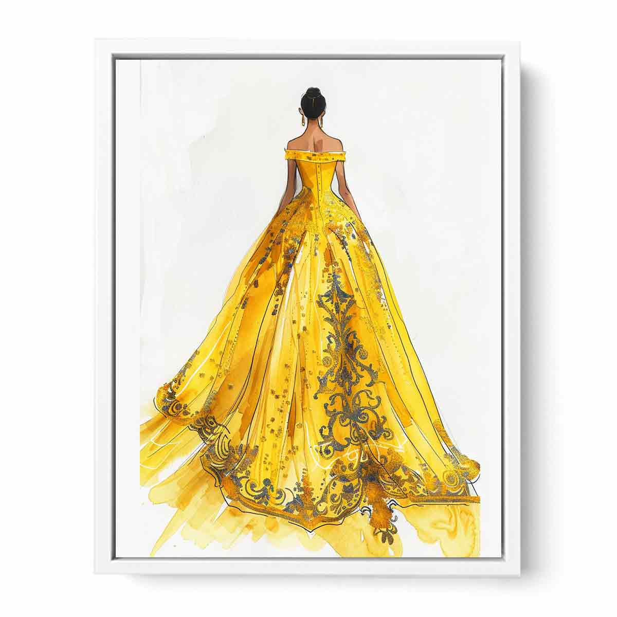 Fashion Walk Framed Print
