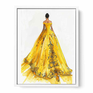 Fashion Walk Framed Print
