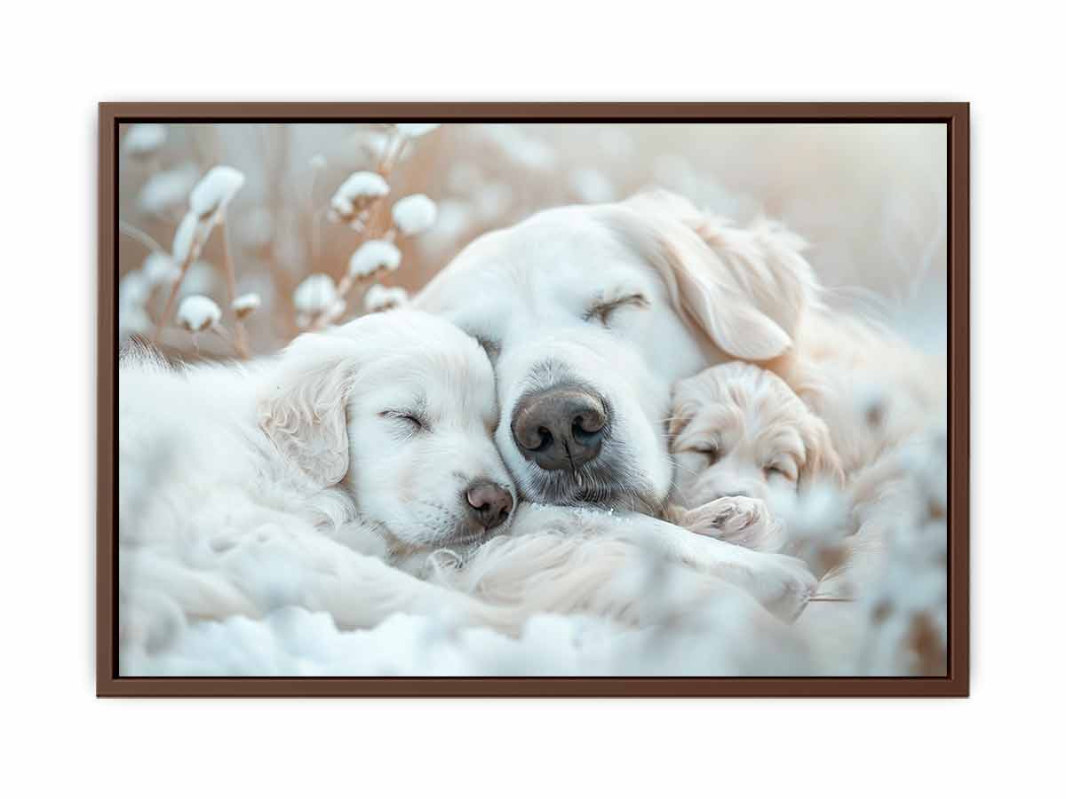 Dog  Cute Baby  Poster