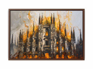 Castle On Fire  Poster