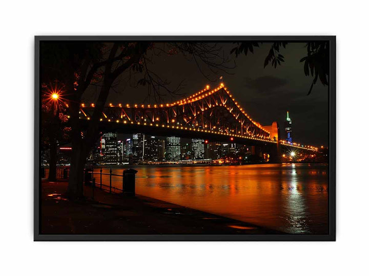 Story Bridge by Night   Painting