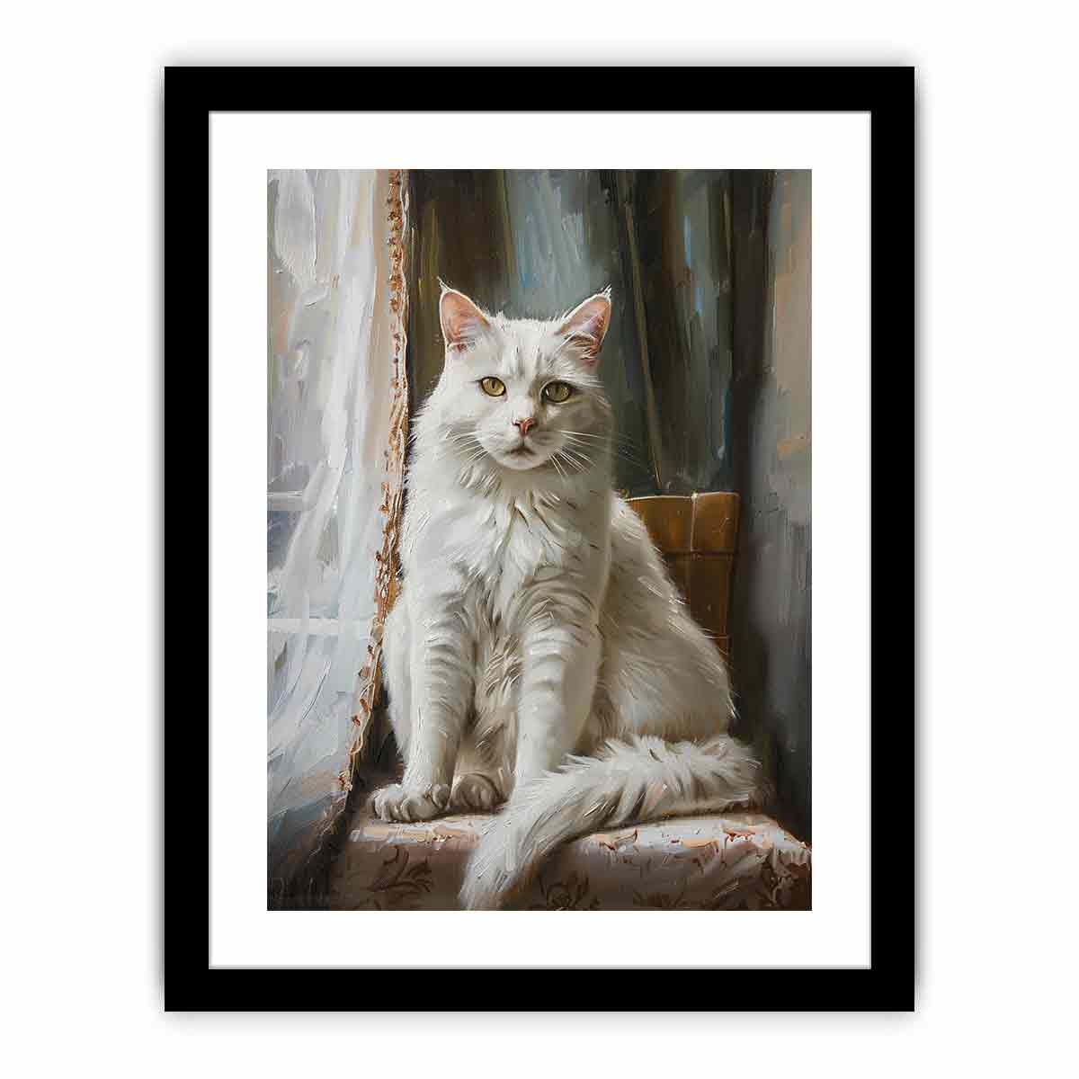 Cat `0  Art Print