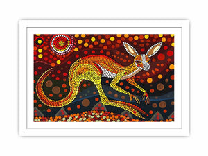 Kangaroo  Streched canvas
