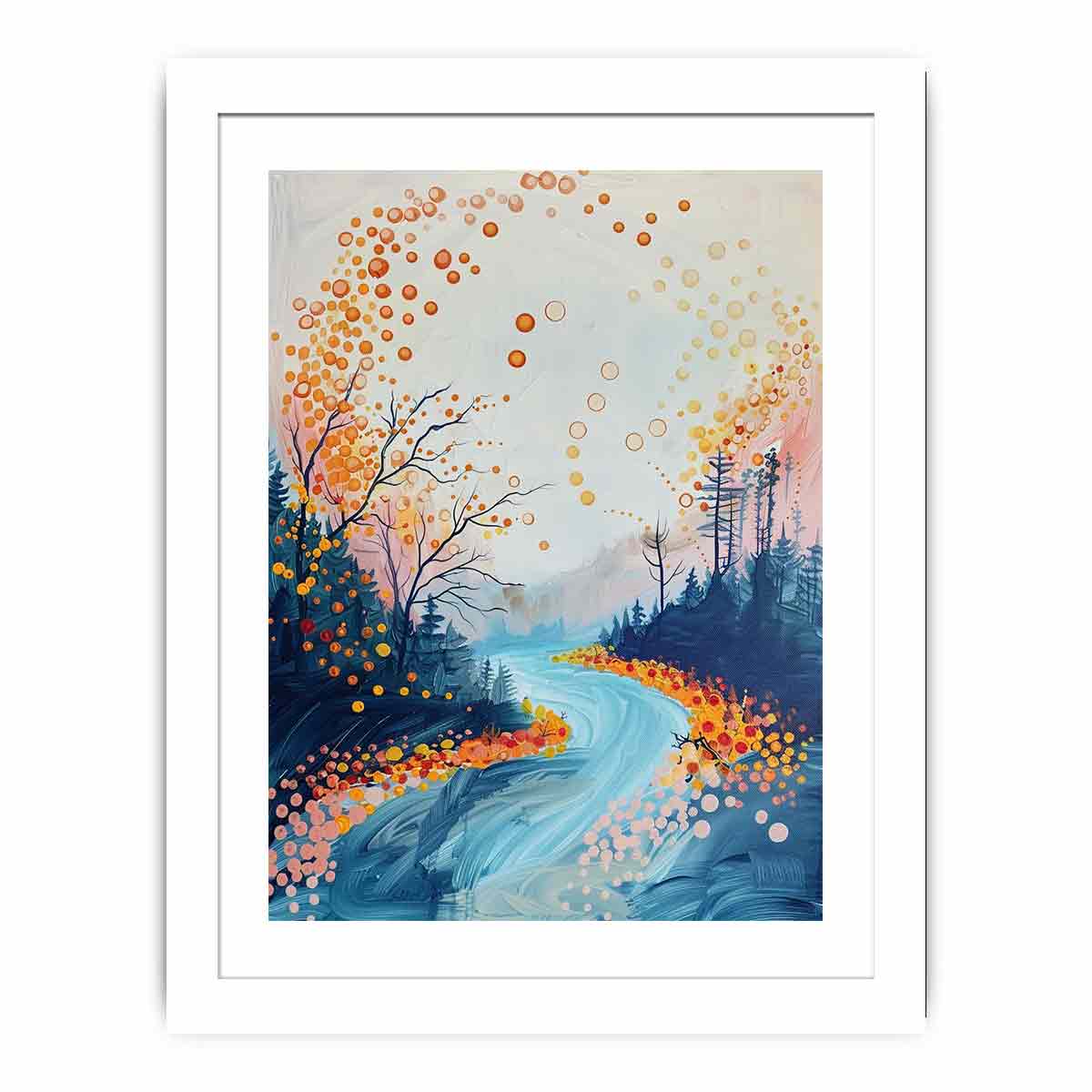 River  Streched canvas