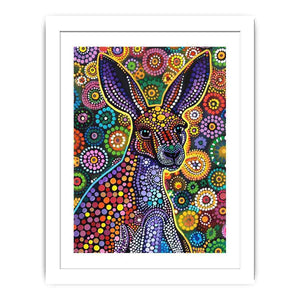 Kangaroo  Streched canvas