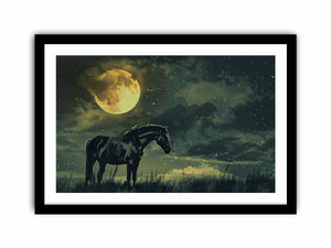 Full Night Moon  Art Print