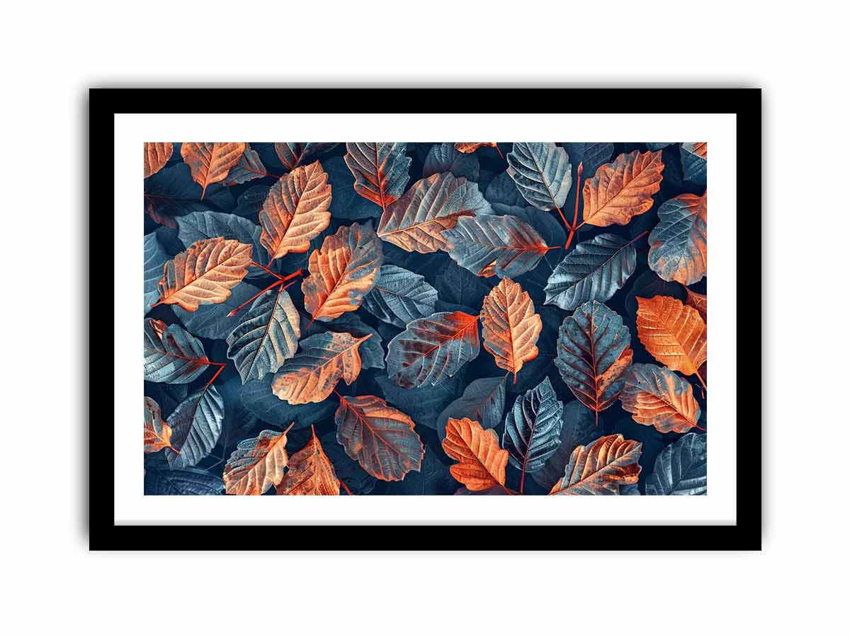 Winter Leaves  Art Print